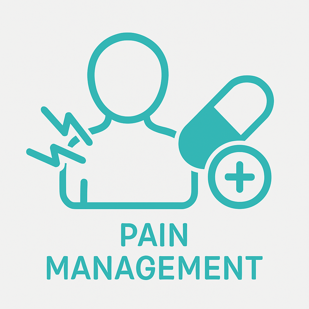 Icon representing pain management techniques